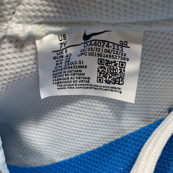 BIG KIDS' NIKE BLAZER LOW '77 CASUAL SHOES - Picture 7 of 7